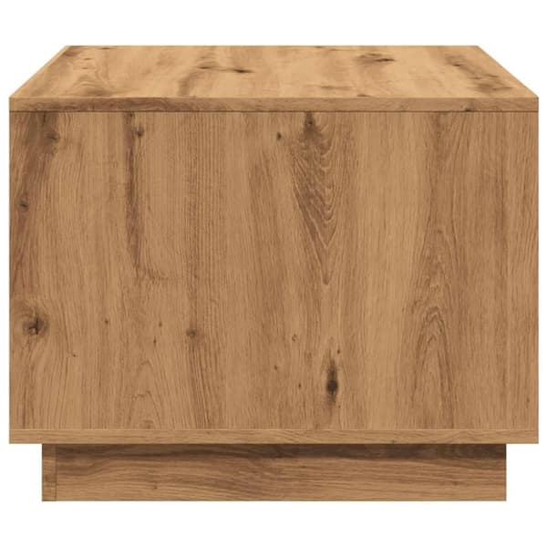vidaXL sofabord 55x55x42 cm konstrueret træ kunsteg