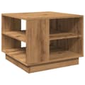 Miniatyrbillede 7 af 10: vidaXL sofabord 55x55x42 cm konstrueret træ kunsteg
