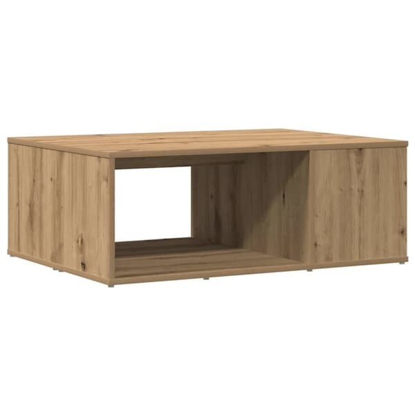 vidaXL Sohvapöytä artesaani tammi 90x67x33 cm tekninen puu