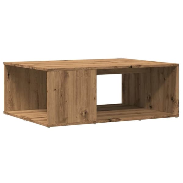 vidaXL Salongbord artisan eik 90x67x33 cm konstruert tre