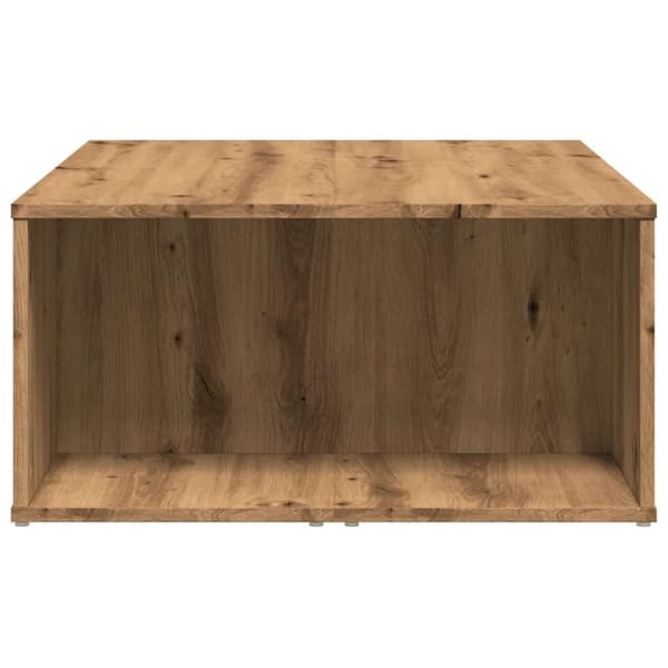 vidaXL Salongbord artisan eik 90x67x33 cm konstruert tre