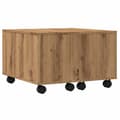 Miniatyrbillede 3 af 11: vidaXL sofabord 60x60x38 cm konstrueret træ kunsteg