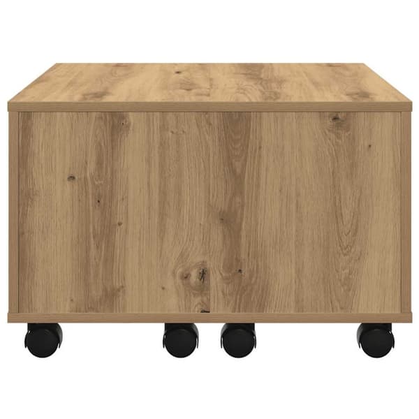 vidaXL sofabord 60x60x38 cm konstrueret træ kunsteg