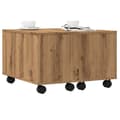 Miniatyrbillede 2 af 11: vidaXL sofabord 60x60x38 cm konstrueret træ kunsteg