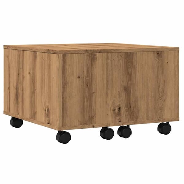 vidaXL sofabord 60x60x38 cm konstrueret træ kunsteg