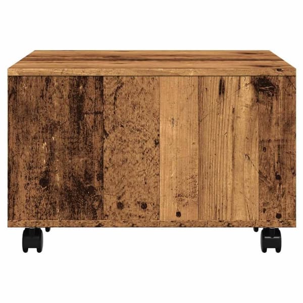 vidaXL Salongbord gammelt tre 60x60x38 cm konstruert tre