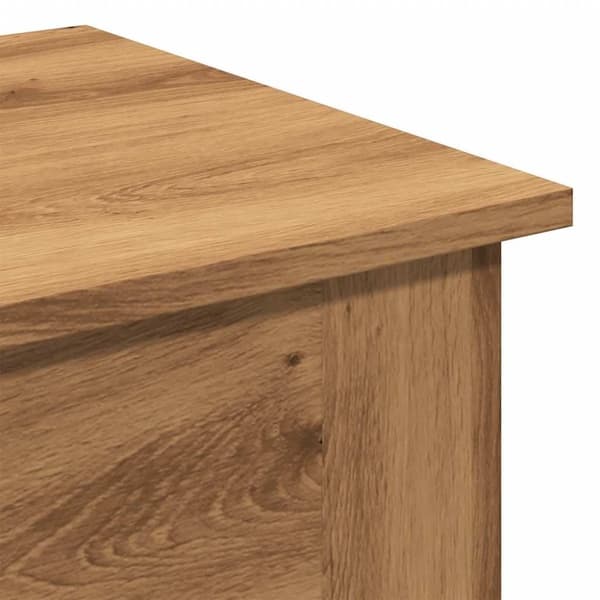 vidaXL Soffbord artisan ek 40x40x42 cm konstruerat trä