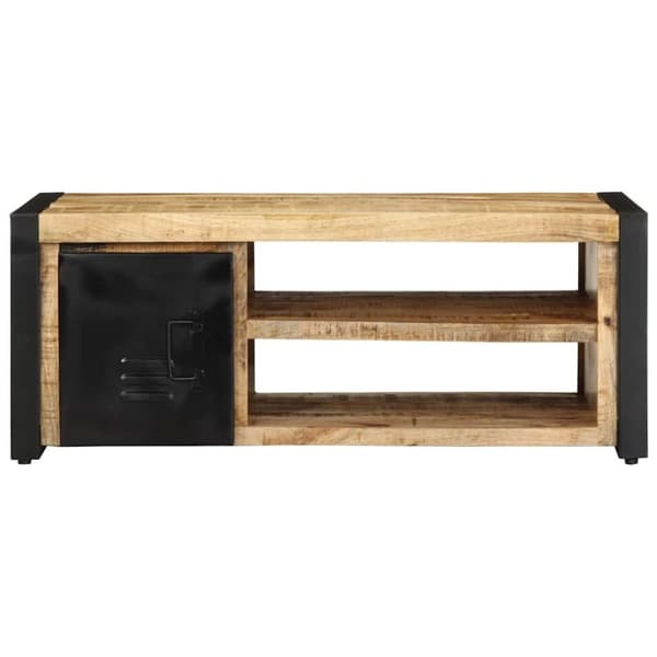 vidaXL sofabord 90x50x36 cm massivt ru mangotræ