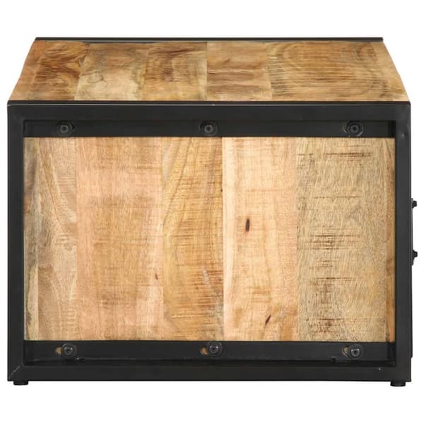 vidaXL sofabord 90x50x36 cm massivt ru mangotræ