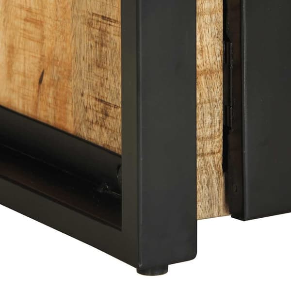 vidaXL sofabord 90x50x36 cm massivt ru mangotræ