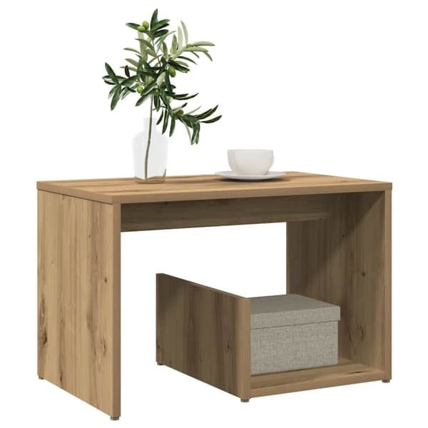 vidaXL sidebord 59x36x38 cm konstrueret træ kunsteg