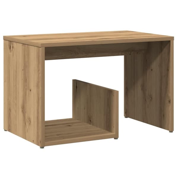 vidaXL sidebord 59x36x38 cm konstrueret træ kunsteg