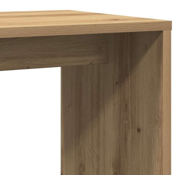 vidaXL sidebord 59x36x38 cm konstrueret træ kunsteg