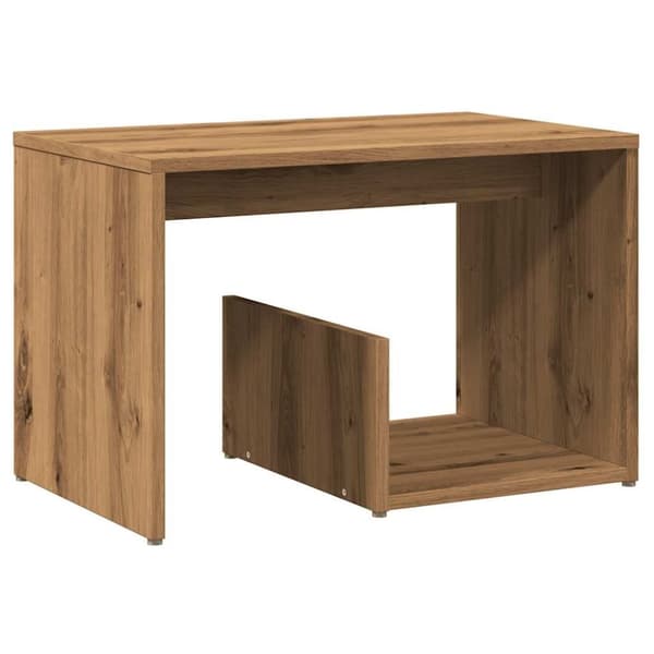 vidaXL sidebord 59x36x38 cm konstrueret træ kunsteg