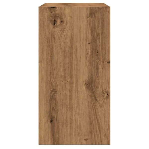 vidaXL Sidebord artisan eik 50x26x50 cm konstruert tre