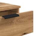 Miniatyrbild 9 av 11: vidaXL Konsolbord artisan ek 90x36x75 cm konstruerat trä
