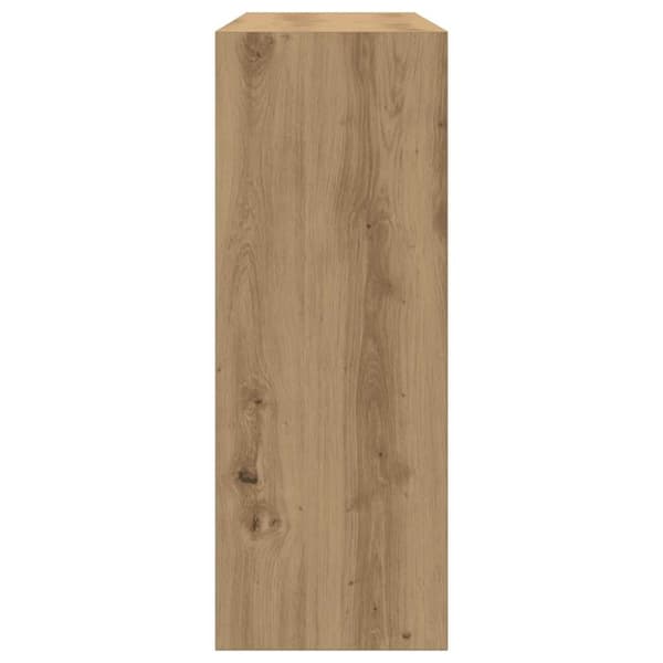 vidaXL Konsollbord artisan eik 105x30x80 cm konstruert tre