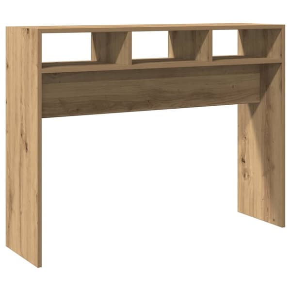 vidaXL Konsollbord artisan eik 105x30x80 cm konstruert tre