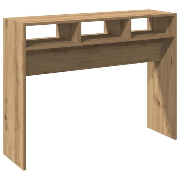 vidaXL Konsollbord artisan eik 105x30x80 cm konstruert tre