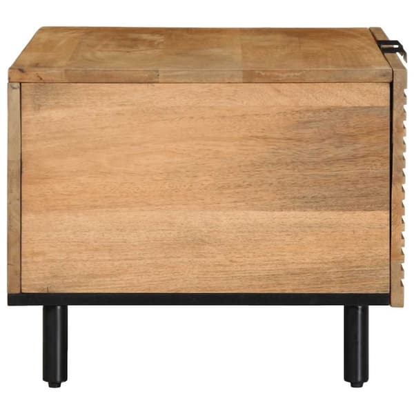 vidaXL Salongbord brun 80x50x40 cm heltre furu