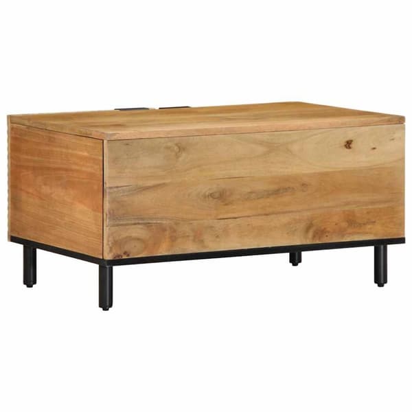 vidaXL Salongbord brun 80x50x40 cm heltre furu