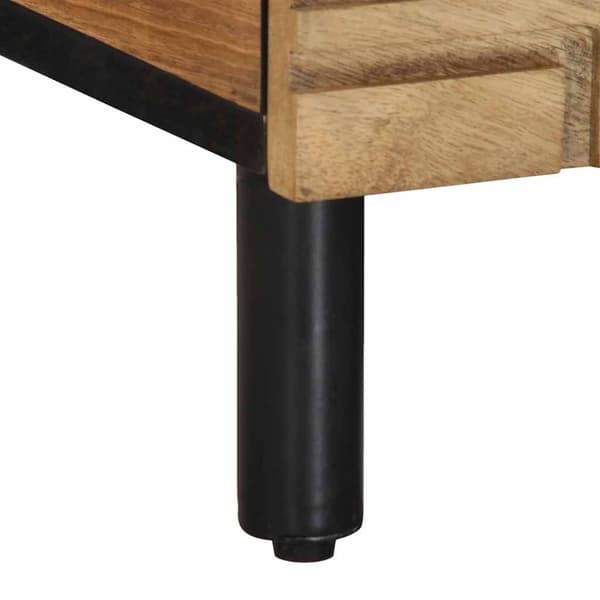 vidaXL Salongbord brun 80x50x40 cm heltre furu