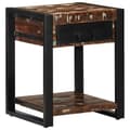 Miniatyrbilde 11 av 11: vidaXL Sidebord flerfarget 40x40x50 cm gjenvunnet heltre