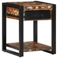 Miniatyrbilde 1 av 11: vidaXL Sidebord flerfarget 40x40x50 cm gjenvunnet heltre