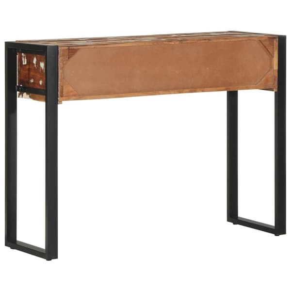 vidaXL Konsollbord flerfarget 100x35x75 cm gjenvunnet heltre