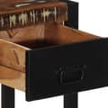 Miniatyrbilde 7 av 11: vidaXL Konsollbord flerfarget 100x35x75 cm gjenvunnet heltre