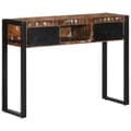 Miniatyrbilde 1 av 11: vidaXL Konsollbord flerfarget 100x35x75 cm gjenvunnet heltre