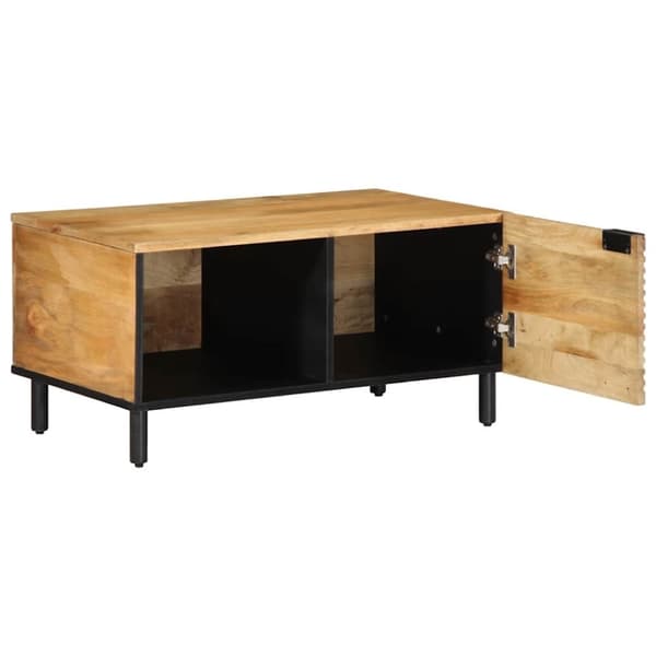 vidaXL Salongbord brun 80x50x40 cm heltre furu