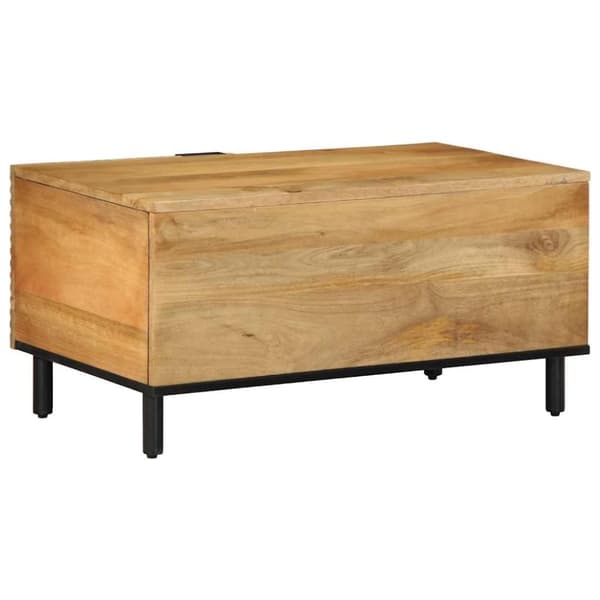 vidaXL Salongbord brun 80x50x40 cm heltre furu