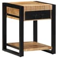 Miniatyrbilde 1 av 11: vidaXL Sidebord 40x40x50 cm grovt heltre mango