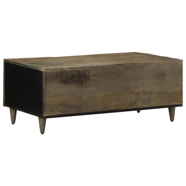 vidaXL Salongbord lysegrå 100x54x40 cm heltre mango