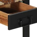 Miniatyrbilde 7 av 11: vidaXL Sidebord flerfarget 35x35x50 cm gjenvunnet heltre