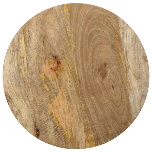 vidaXL Sidebord Ø50x40 cm heltre mango