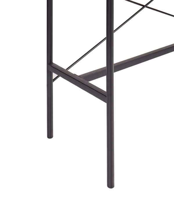 Skänk 3 Lådor Svart Spånskiva MDF Modern Förvaringsenhet Vardagsrum Sovrum