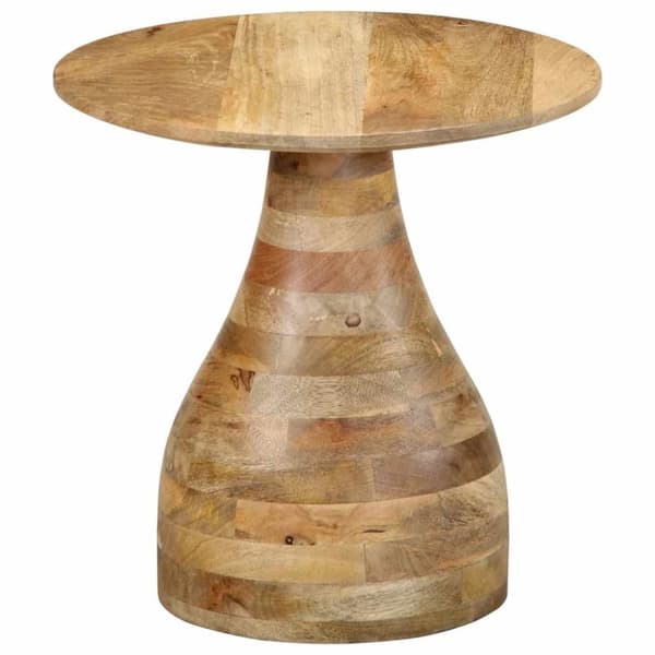 vidaXL Sidebord Ø40x40 cm heltre mango