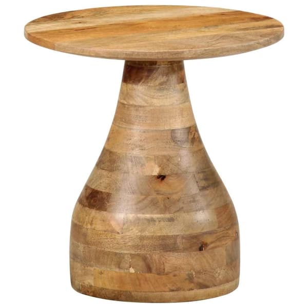 vidaXL Sidebord Ø40x40 cm heltre mango