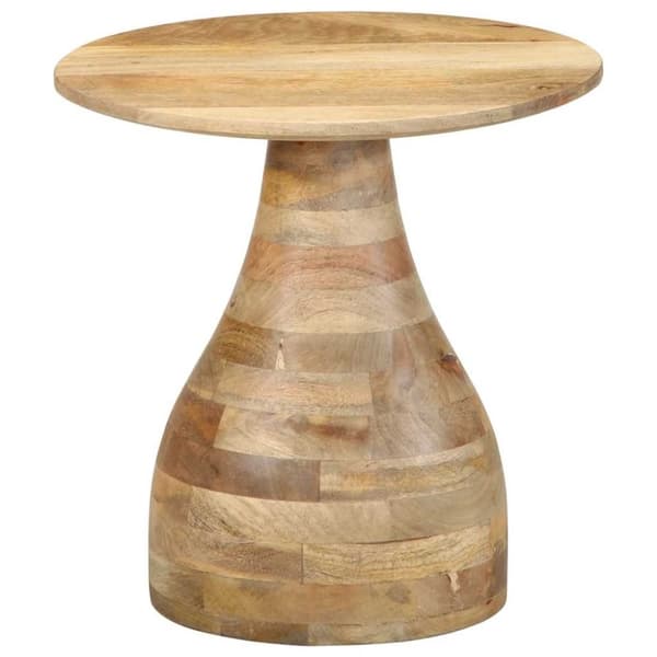 vidaXL Sidebord Ø40x40 cm heltre mango