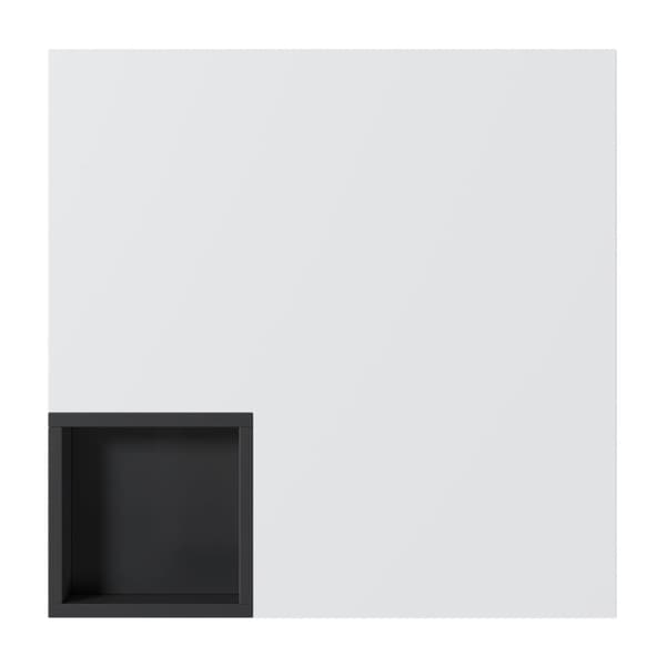 Rootz-sohvapöytä - Moderni olohuoneen pöytä - Kiiltävä pinta - Moniväriset LED-valot - 72cm x 72cm x 30cm - Irrotettava säilytyslaatikko