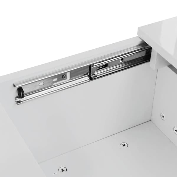 Rootz Soffbord - Vardagsrumsbord - Modernt mittpunkt - Dold förvaring - 100L x 50W x 31H cm