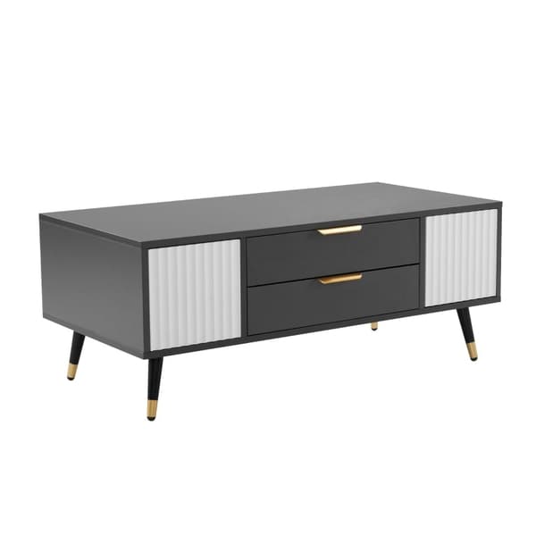 Rootz Modernt soffbord - Modernt bord - Snygga möbler - Gott om förvaring - 100L x 50W x 40H cm