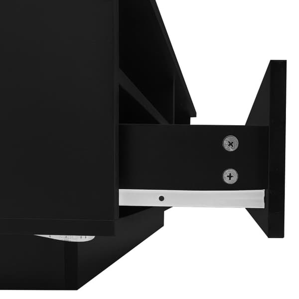 Rootz LED-kiiltävä sohvapöytä - Moderni keskipöytä - Olohuoneen pöytä - Bluetooth-ohjaus - 95cm x 50cm x 35cm
