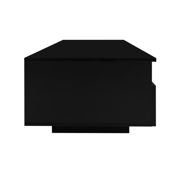 Rootz LED-kiiltävä sohvapöytä - Moderni keskipöytä - Olohuoneen pöytä - Bluetooth-ohjaus - 95cm x 50cm x 35cm