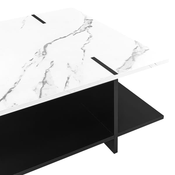 Rootz Square Sofabord - Stuebord - Centerstykke - Generøs opbevaring - 72L x 72W x 31,5H cm