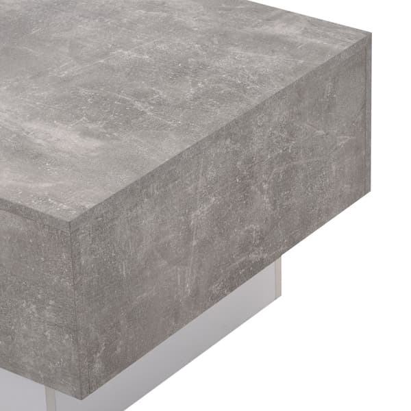 Rootz Universal Sofabord - Stuebord - Højglans finish - Praktisk opbevaring - 102L x 60W x 40H cm