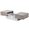 Miniatyrbillede 9 af 9: Rootz Universal Sofabord - Stuebord - Højglans finish - Praktisk opbevaring - 102L x 60W x 40H cm
