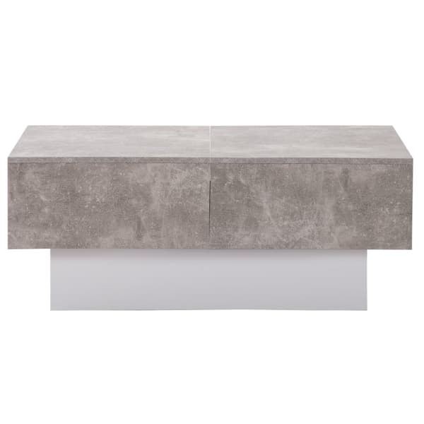 Rootz Universal Sofabord - Stuebord - Højglans finish - Praktisk opbevaring - 102L x 60W x 40H cm